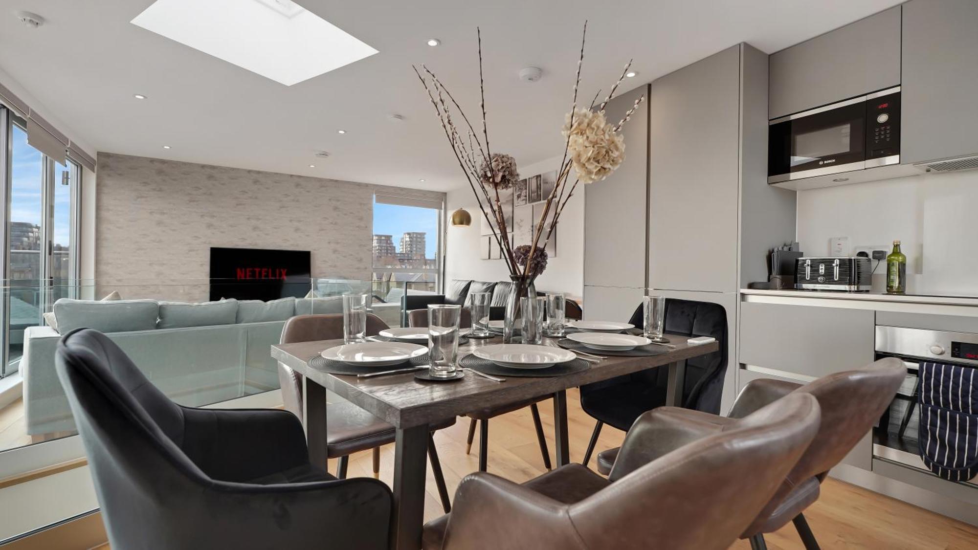 Modern And Spacious Penthouse Apartment In Putney With Free Parking London Exterior foto